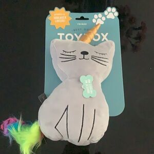 NEW squeaker toy cat unicorn